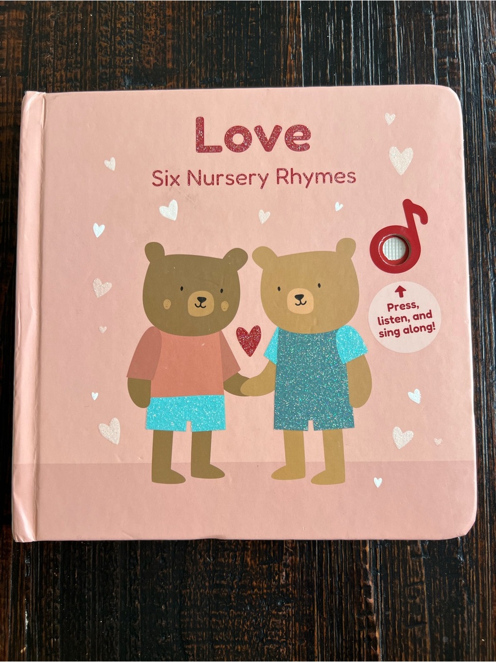 CALI'S Books: Love Six Nursery Rhymes Board Book with Sound Button, Picture Book